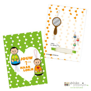 Card your first lock of hair