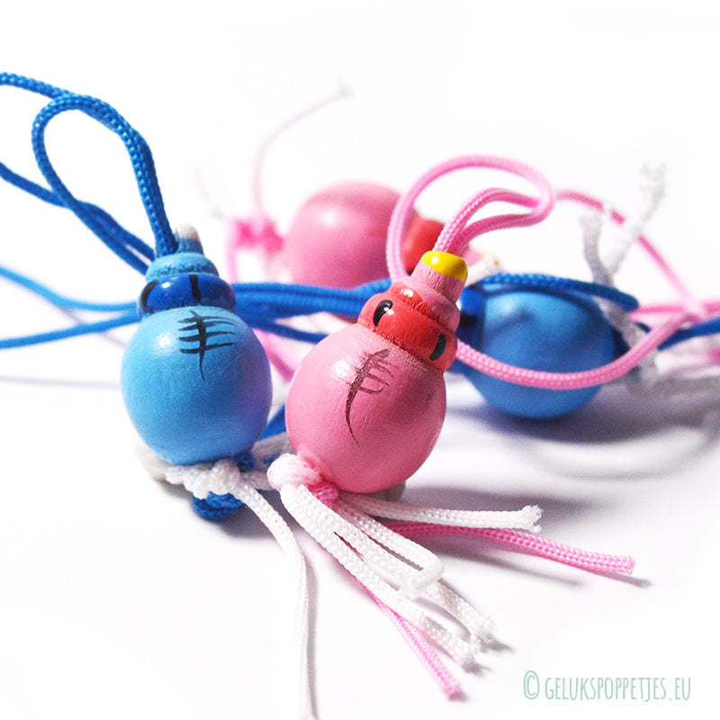 Lucky doll pink baby bottle