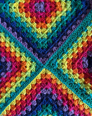 Lucky dress crocheted in Granny square