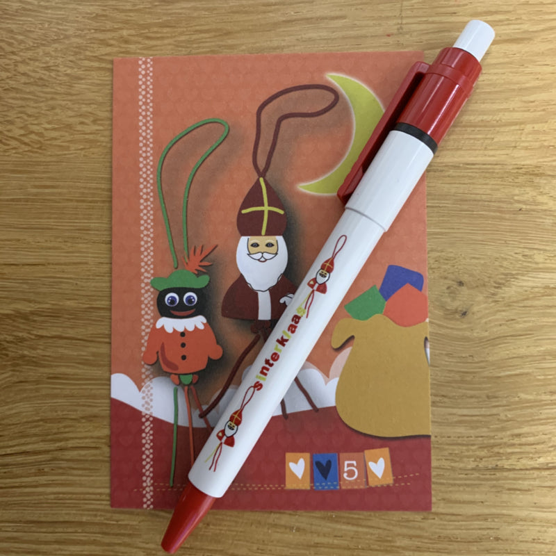 Lucky dolls pen Sinterklaas