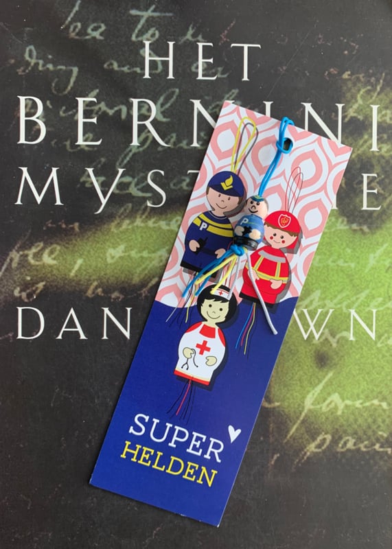 Superhero bookmark