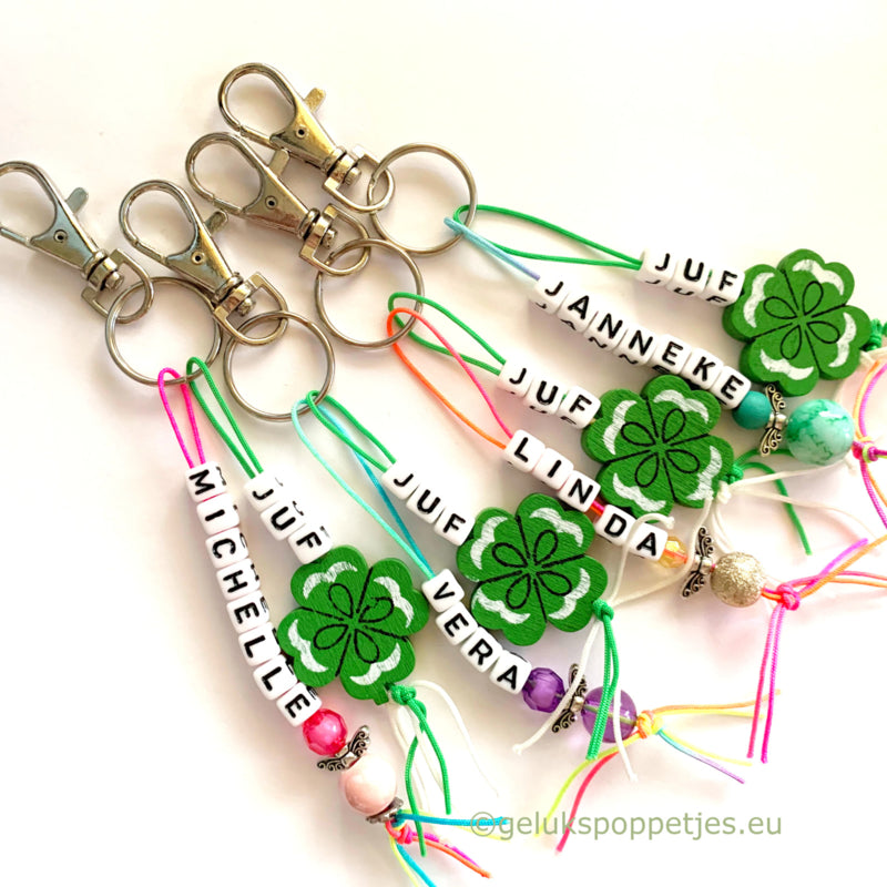 Teacher's key ring with snap hook