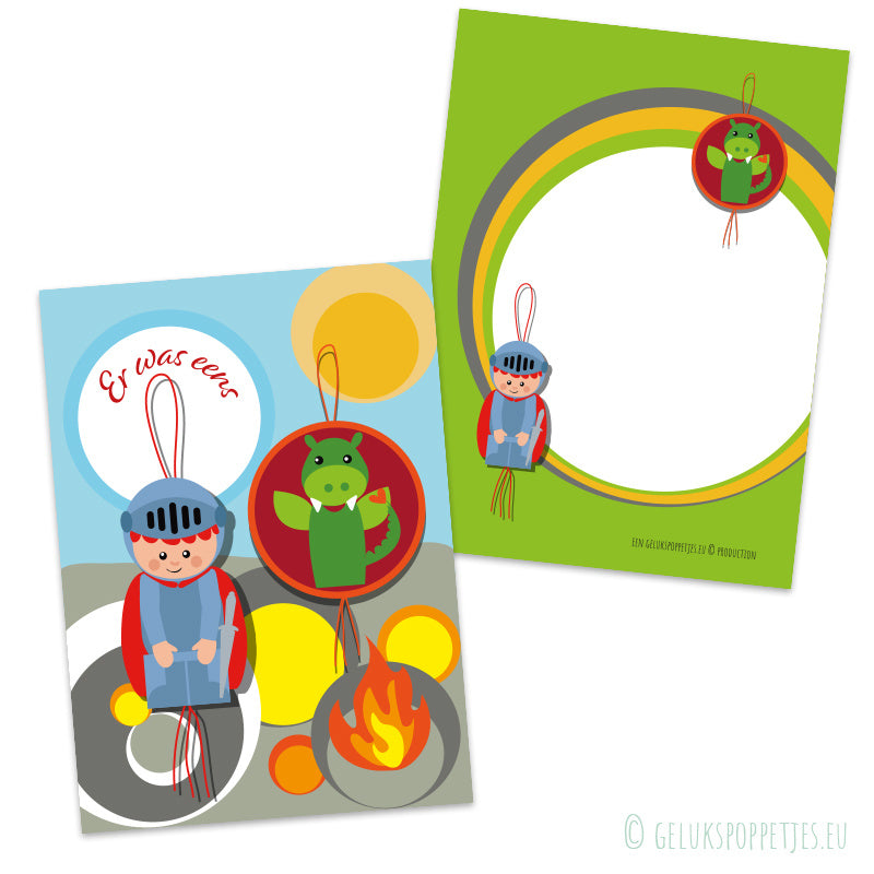 card once upon a time with dragon