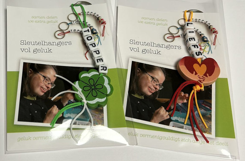 Packaging for lucky charm or key ring