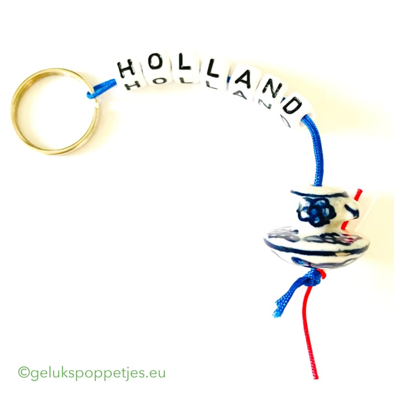 Keyring Holland with porcelain cup