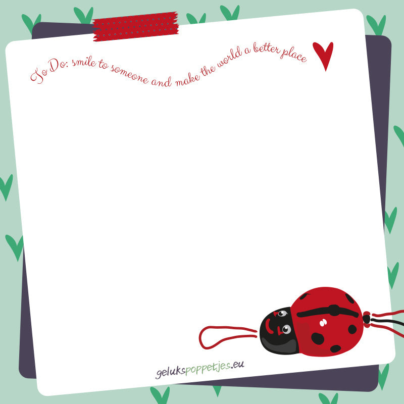 Envelope for the square notepads