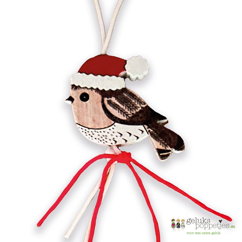 Lucky Christmas bird doll