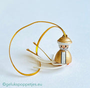 Lucky Santa Claus doll gold