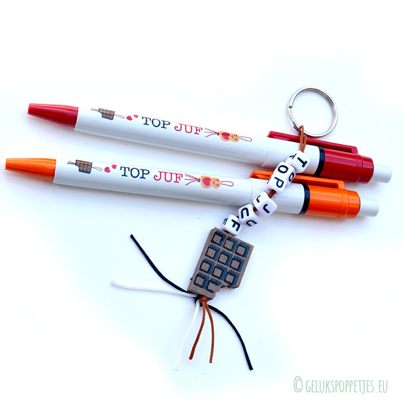 Lucky dolls pen top teacher