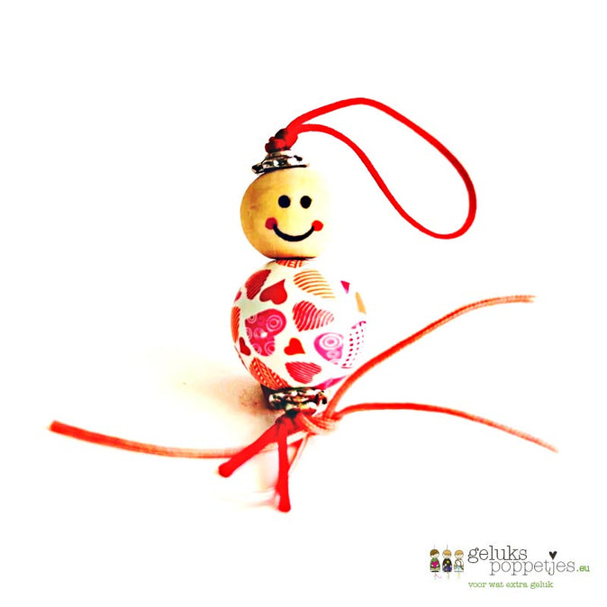 Valentine's Day lucky doll handmade