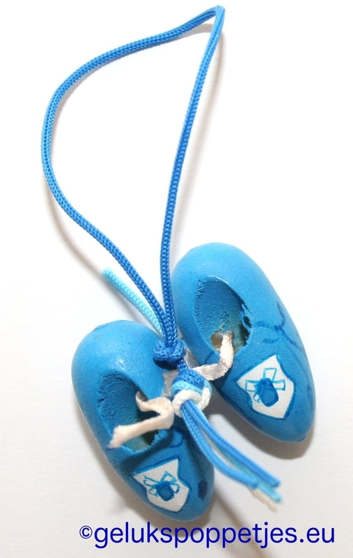 Lucky doll Delft blue clogs