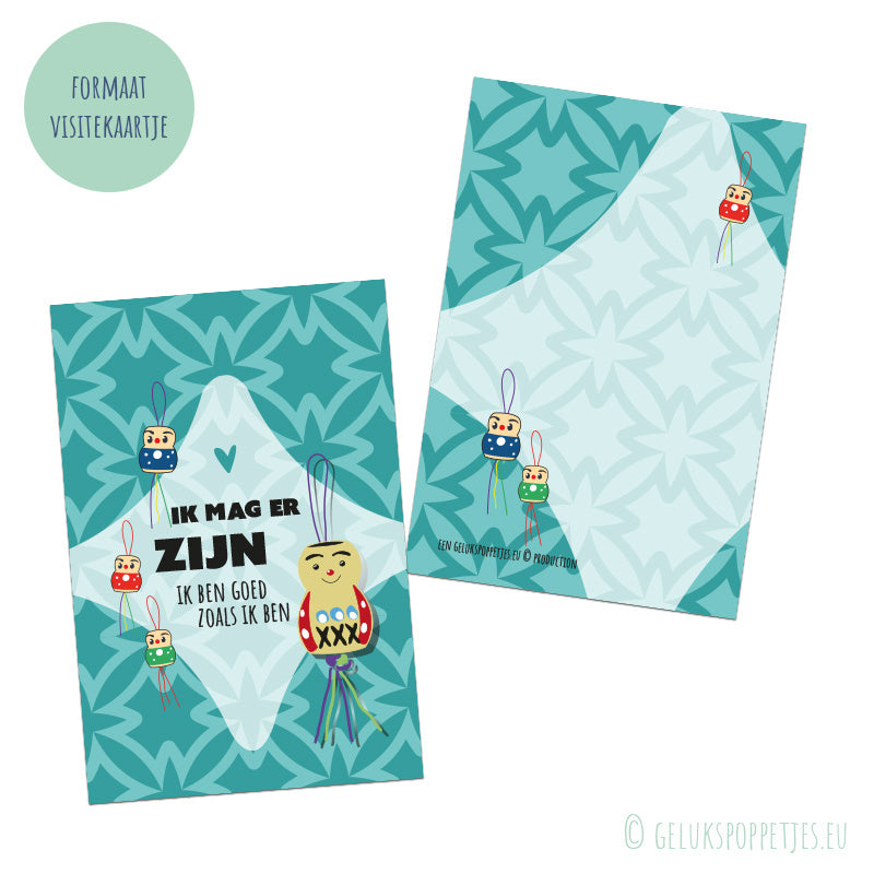 Affirmation card I am allowed to be here