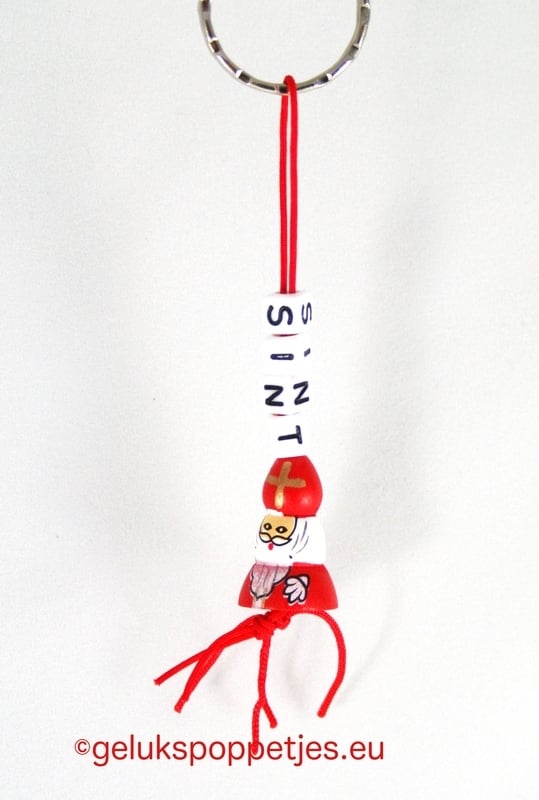 Santa Claus lucky doll keychain