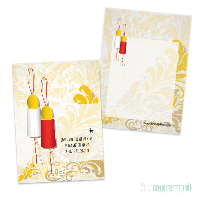 Card comfort candle