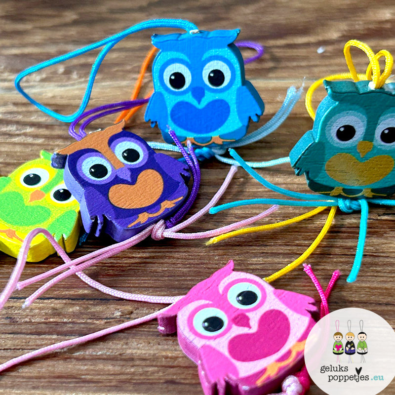 Lucky owl doll with heart