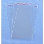 Cellophane bags with a sealing strip