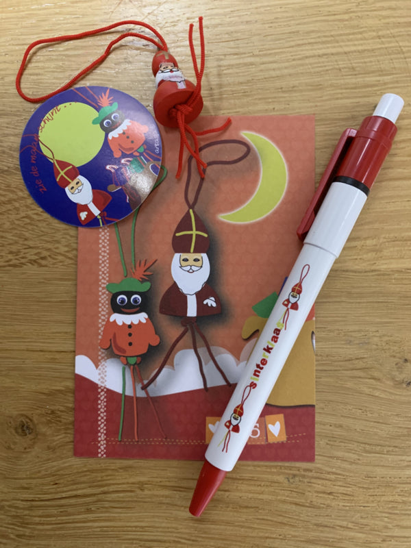 Lucky dolls pen Sinterklaas