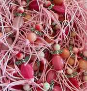 Lucky angel doll natural stone pink