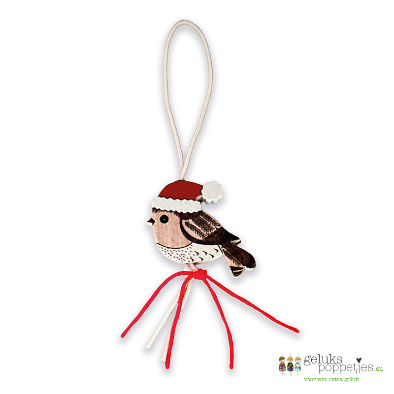 Lucky Christmas bird doll