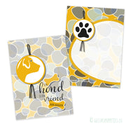 Card a dog is a friend