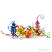 lucky doll colored angel with dots