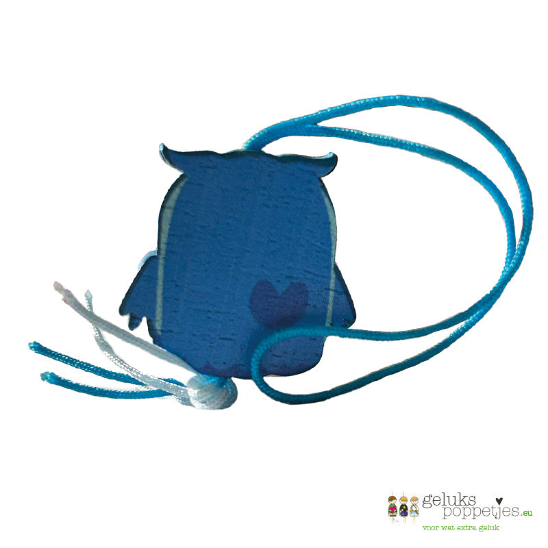 Lucky owl doll with heart