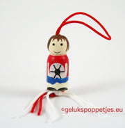 Lucky football player doll