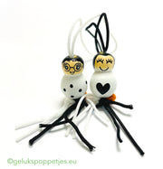 Lucky doll with dots or heart