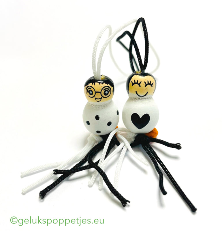 Lucky doll with dots or heart