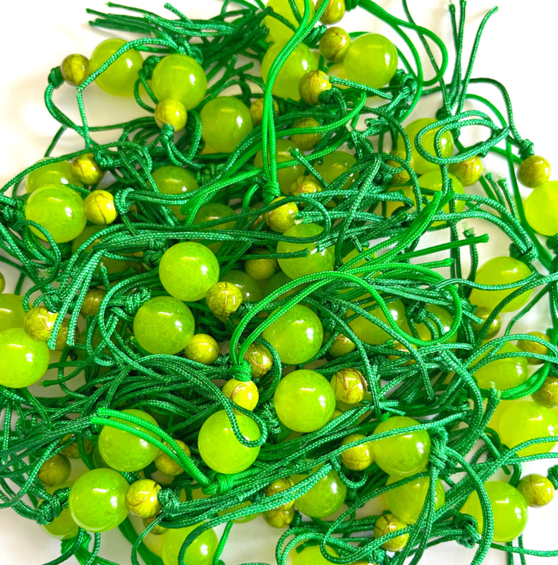 Lucky doll green jade natural stone