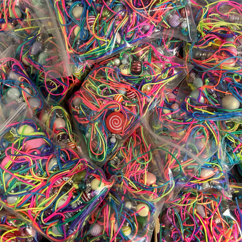 Bag with 50 handmade lucky angels