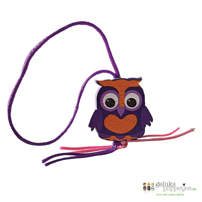 Lucky owl doll with heart