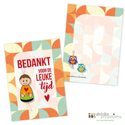 Card thank you for the nice time