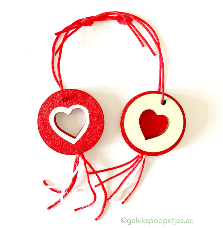 Lucky doll with openwork heart