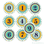 Number stickers
