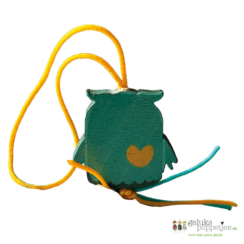 Lucky owl doll with heart