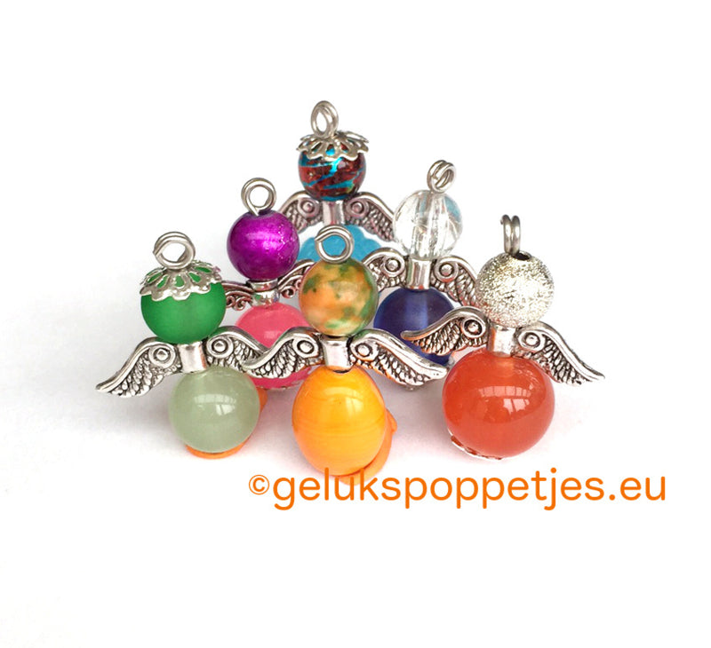 Lucky doll beaded angel handmade