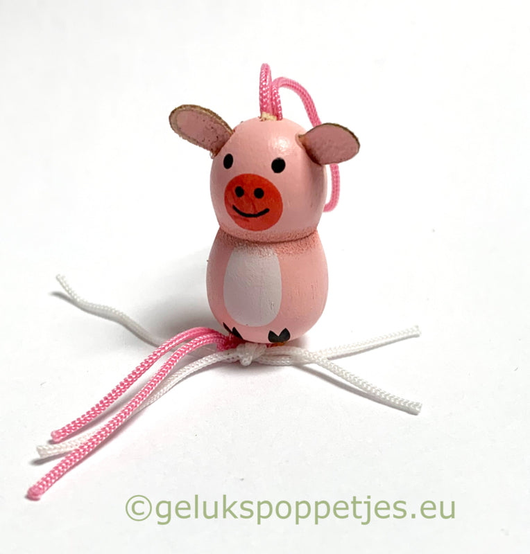 Lucky pig doll with ears