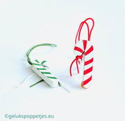 Lucky candy cane doll