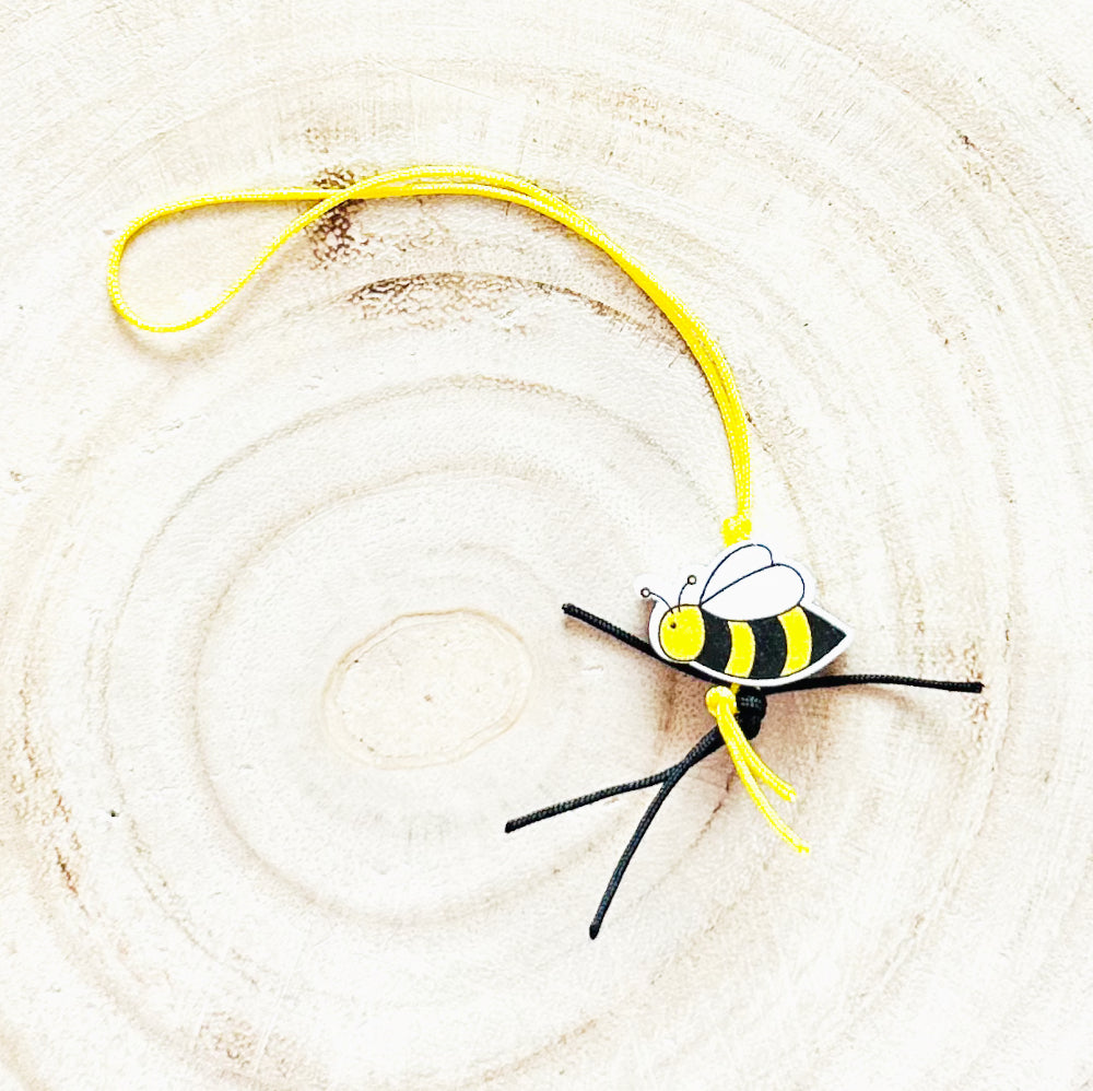 Handmade lucky charm bee