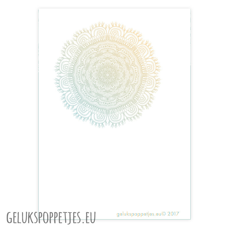 Card support full of happiness