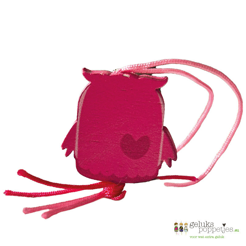 Lucky owl doll with heart