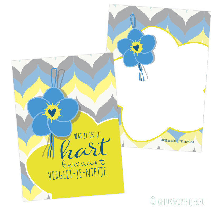 Card What you keep in your heart you will not forget