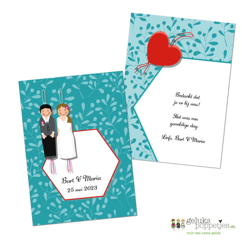 Wedding favors with lucky dolls