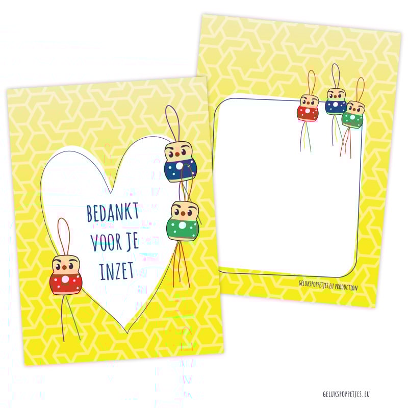 Card thank you for your efforts