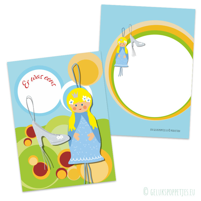 Card Cinderella once upon a time