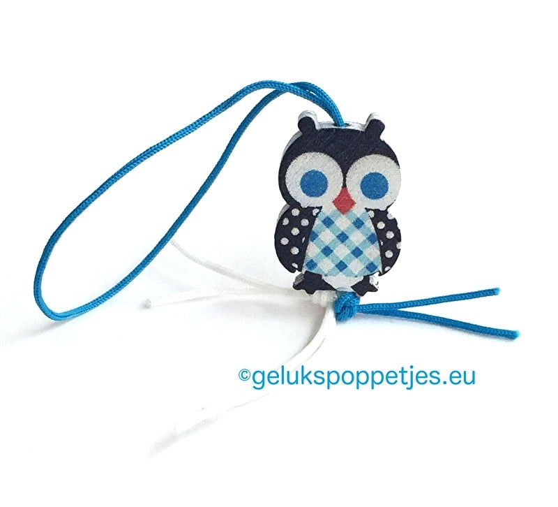 Lucky blue owl doll