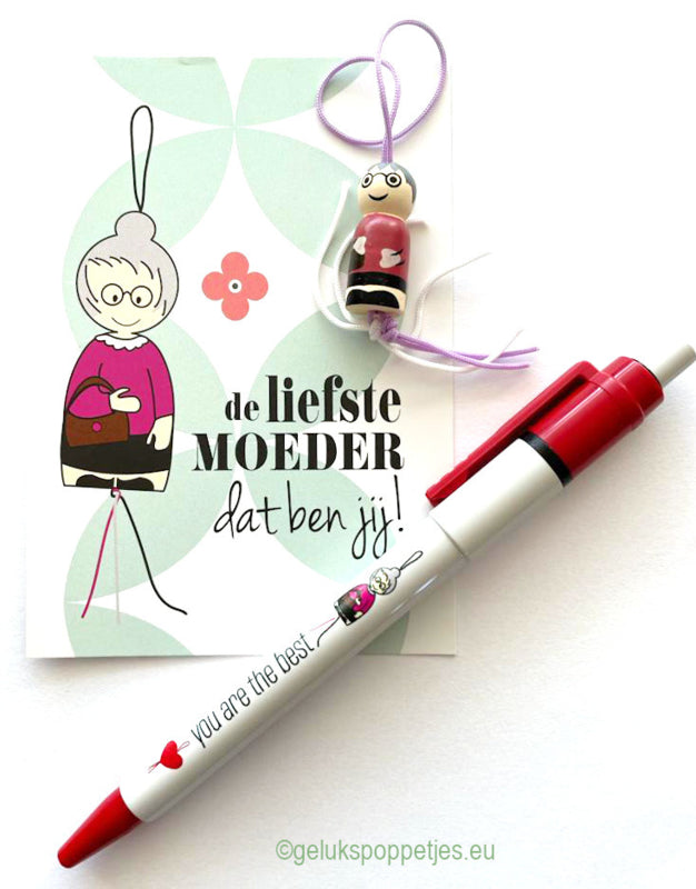 Lucky doll pen you are the best for mom or grandma