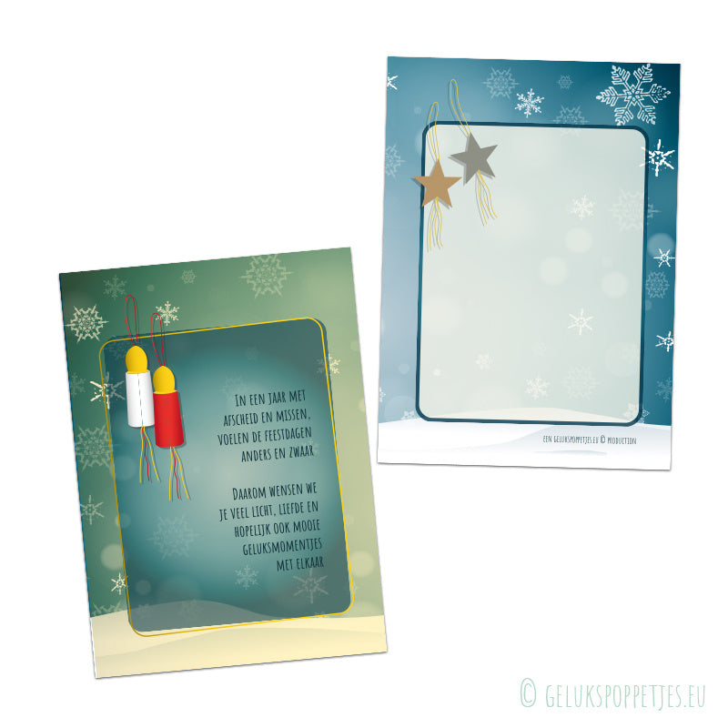 Card in a year of farewell and missing