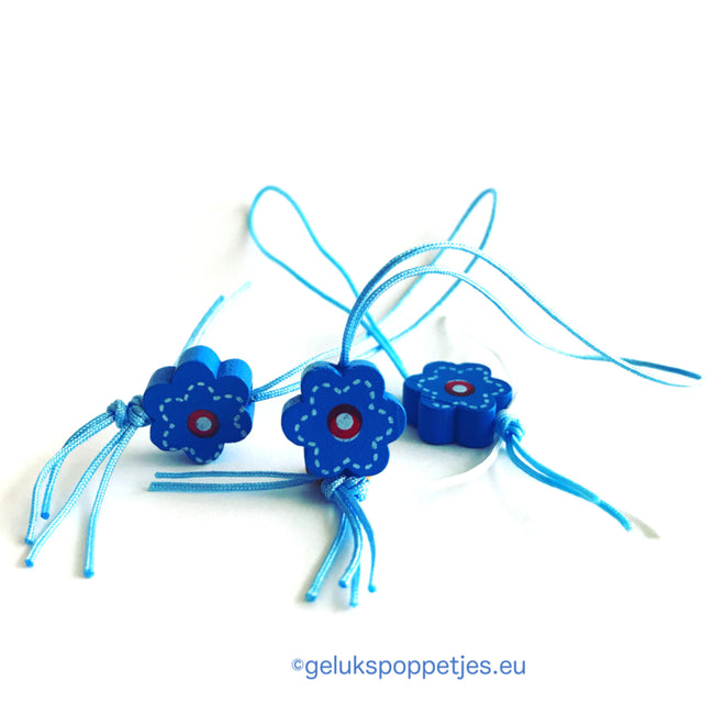 Lucky doll forget me not handmade